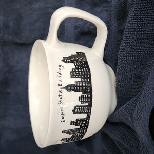 Homer Laughlin Fish's Eddy New York City Skyline Jumbo Soup Mug Cup 20oz